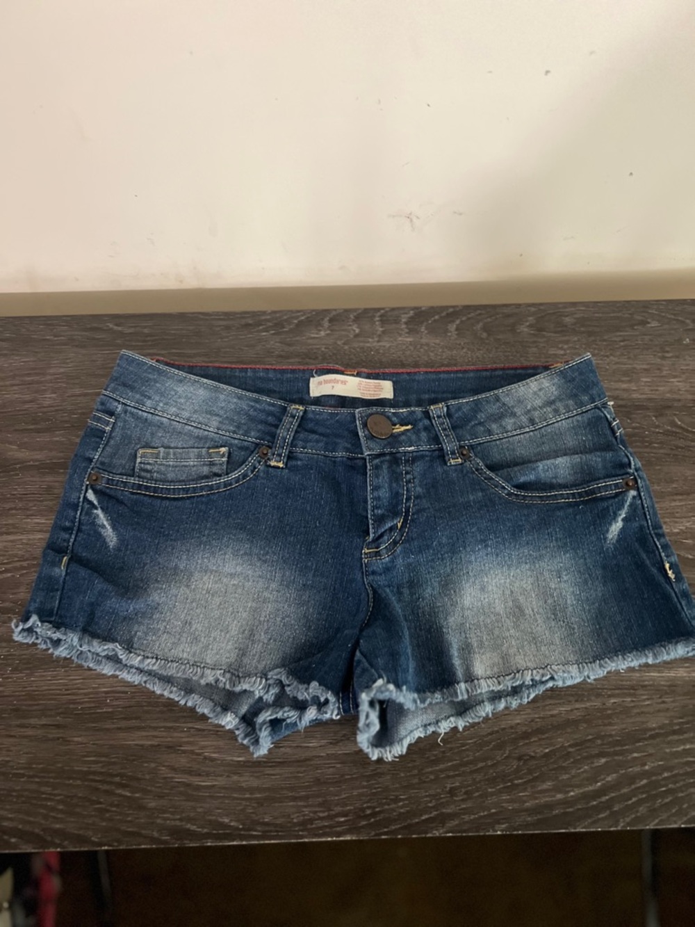 Vintage Low Rise Cutoff Denim Shorts